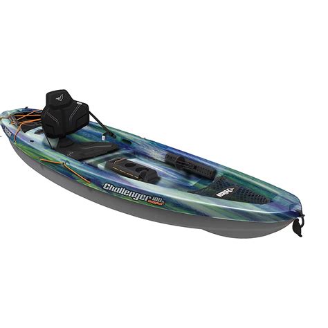The Challenger 100X Angler fishing kayak has an ope