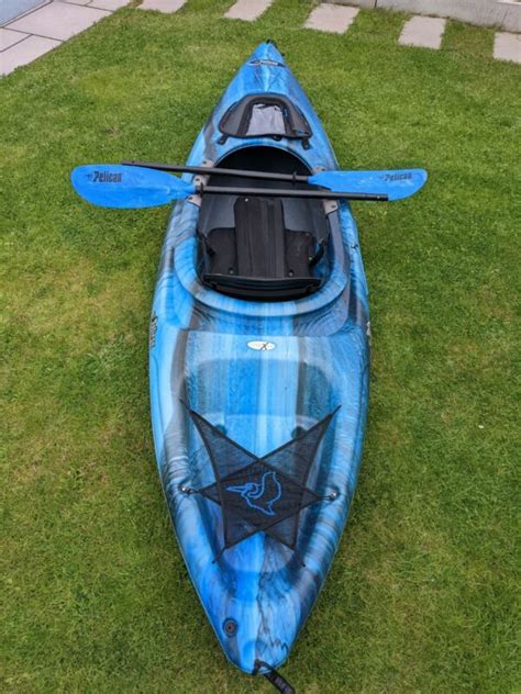 The Pelican Mission kayak is a budget sit-inside kayak built for recreational paddling on flatwater. It has a twin-arched multi-chine hull for enhanced stability on calm lakes, bays, and slow-moving rivers.. 