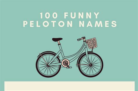 Peloton name generator. 12. WheelSmith. For those who are masters of their cycling craft, “WheelSmith” takes the term “wheelsmith,” someone skilled in making wheels, and applies it to the art of the Peloton ride. 13. SpokeTooSoon. A delightful pun based on the phrase “spoke too soon,” this username is great for those who enjoy surprises. 
