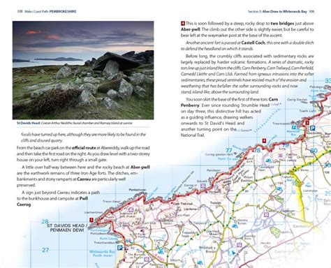 Pembrokeshire coast path guide of dragons and wildflowers. - Rampolla a pocket guide to writing in history.