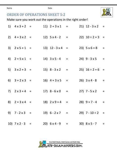 Pemdas Questions With Answers
