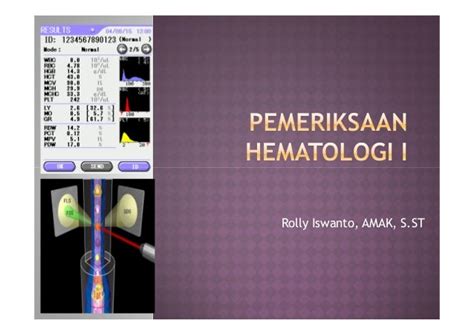 Pemeriksaan hematologi (darah rutin) - SlideShare