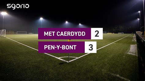 Pen-y-Bont - Cardiff Met, Championship, Wales, Feb 17, 2024