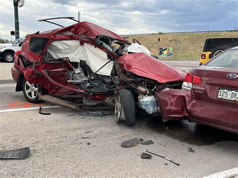 Pena blvd accident today. The Peña Boulevard exit on eastbound Interstate 70 is closed after a two-vehicle crash caused a diesel fuel spill. At 5:39 a.m., the Aurora Police Department posted on X, the social media ... 
