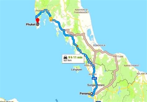 Penang to Phuket - 6 ways to travel via plane, ferry, Mini