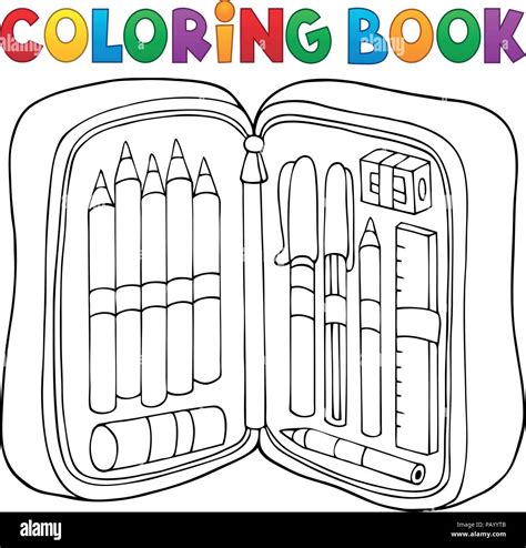 Pencil Case For Coloring