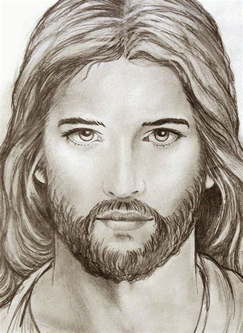 Pencil Drawing Of Jesus Chris