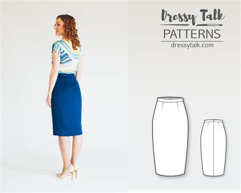 Pencil Skirt Pattern Skirt Patterns Sewing Tutorials Etsy