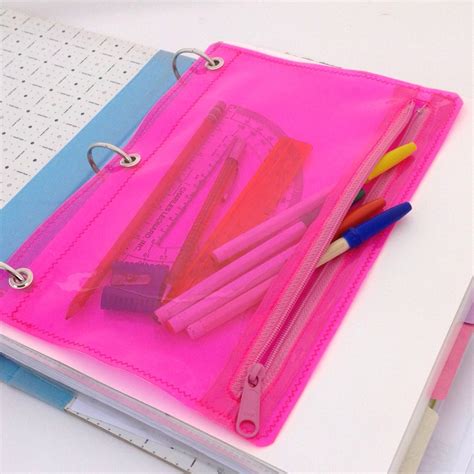 Pencil pouch for 3 ring binder. Things To Know About Pencil pouch for 3 ring binder. 