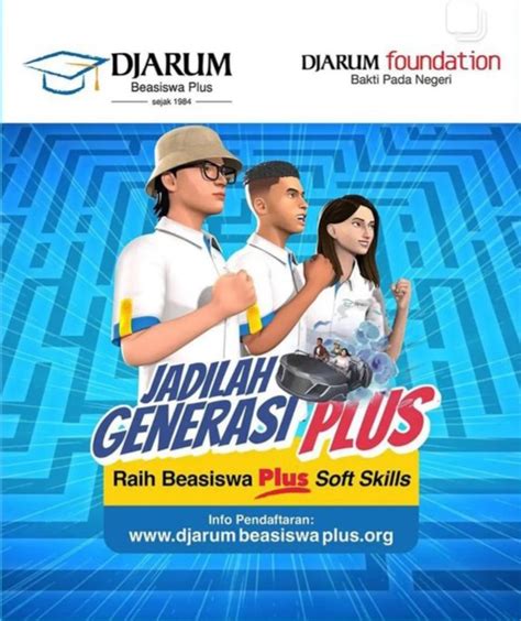 Pendaftaran Online Djarum Beasiswa Plus