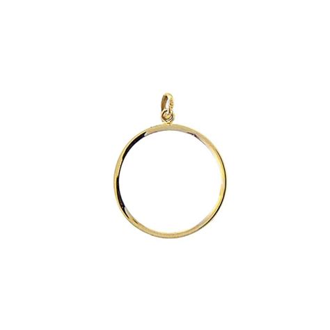 Pendentif porte-pièce or