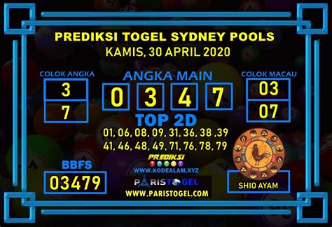 Pengeluaran toto hongkong hari ini. Prediksi sydney pools 2d hari.