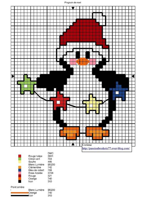 Penguin Counted Cross Stitch Patterns