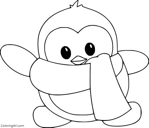 Penguins Coloring Shee