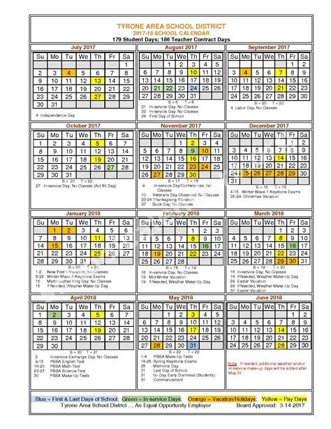 Penn Law Academic Calendar