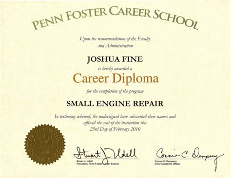 Paralegal Diploma Success Stories. Penn Foster’s Paralegal Diploma Program can help prepare you for the first step in your legal career. This program has helped recent graduates find new jobs or start their own businesses while learning at their own pace. Learn more about Penn Foster graduates' experiences and how Penn Foster worked for them.. 