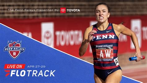 Apr 26, 2023. Page 1 of 5 Next Watch The Penn Relays LIVE On FloTrack. The Penn Relays are the oldest active Track Meet in the Country, now in their 127th rendition. The High School races ... NYSPHSAA Championship - …. 