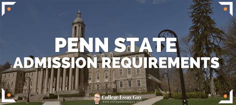 Penn State has different deadlines depending on what pr