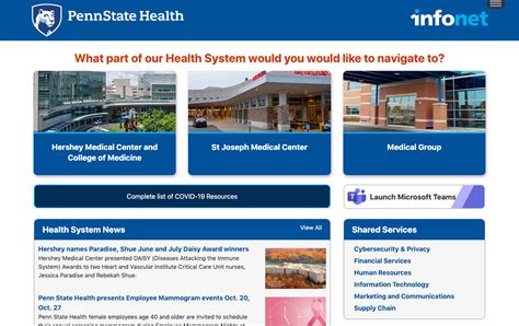 Penn state health infonet. Things To Know About Penn state health infonet. 