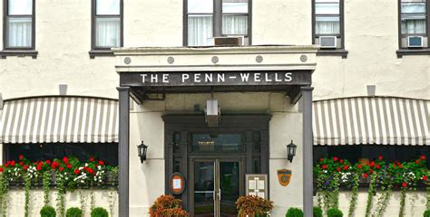 Penn wells lodge. from $119/person per night/based on 4 occupants per lodging. Book. Penn National Golf Club & Inn. from $420 per person/3 day, 2 night stay/based on double occupancy/includes 3 rounds of golf. Book. Penn Wells Hotel and Lodge. from $93/person per night/based on double occupancy/Includes one round of golf. Book. 
