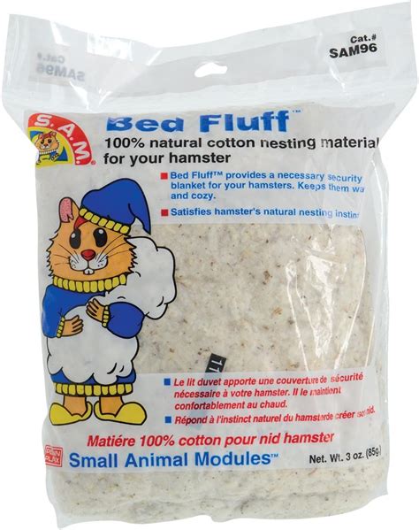 Penn-Plax Bed Fluff for Small Animals, 3-Ounce