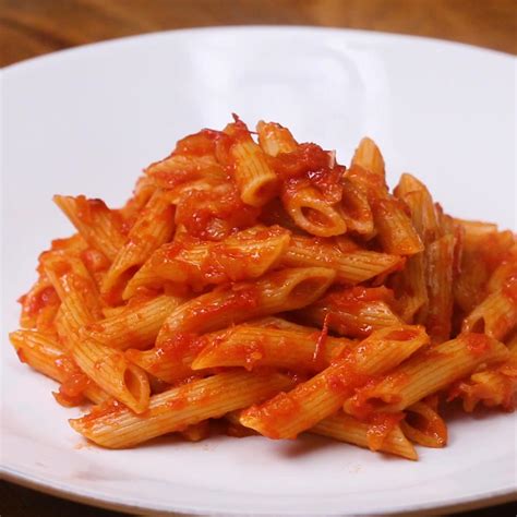 Penne With Tomato Sauce Recipe by Tasty