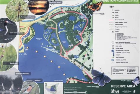 Pennington Flash Country Park to Leigh - 2 ways to travel