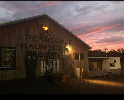 Best Haunted Houses near The Pennsylvania Grand Canyon - Tagsylvania, Phantom PhrightNights at Bradley Farms, Wolf’s Museum of Mystery, Pennsdale Haunted Barn. 