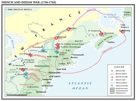 Pennsylvania French Indian War Map