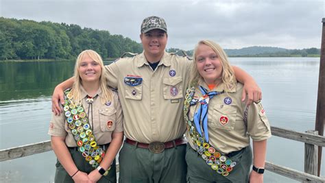 Pennsylvania triplets each earn Eagle Scout rank