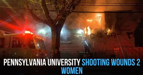 Pennsylvania university shooting wounds 2; suspects sought