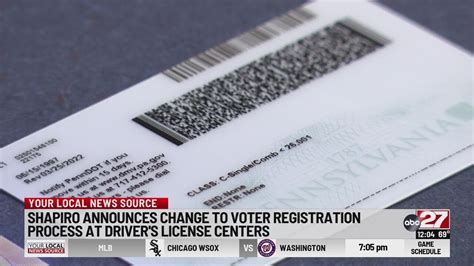 Pennsylvania wants to make it easier to register to vote when drivers get or renew a license