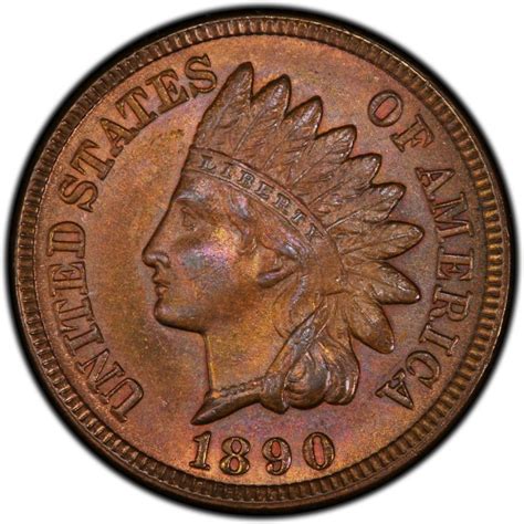 1890 one cent value - United States. What is a 1890 one cent coin from the United States worth? Value, images, and specifications for the 1890 US one cent (penny). (Indian Head). 