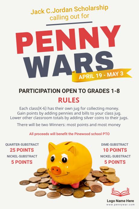 Penny Drive Flyer Template