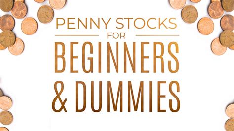 Penny Stocks For Beginners Dummies