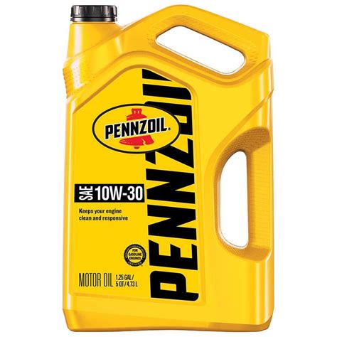 Pennzoil SAE 10W-30 Motor Oil 5 Qt. 550045214 - The Home Depot