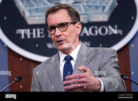 Pentagon Press Secretary John Kirby Holds an On-Camera Press …