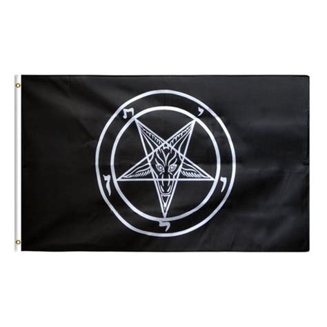 Pentagram Baphomet Flags – Globe Flags