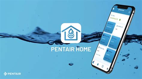 Pentair app. Stay smart, connected and protected with the Pentair Home app. This product is one of a range of connected products from Pentair that gives you command of your home's water. From filter to flow, tap to pool, shower to sump pump, we help you move, improve and enjoy your water, with peace of mind at your fingertips. 