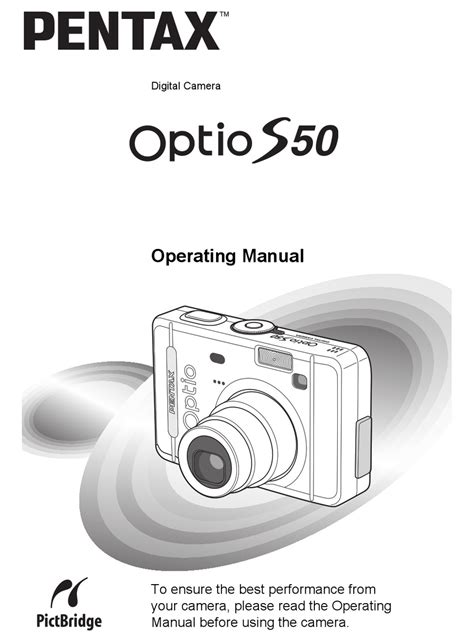 Pentax optio s50 digital camera original operating manual. - Study guide human resource analyst exam california.
