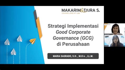 Pentingnya Good Corporate Governance untuk ... - PROXSISGROUP