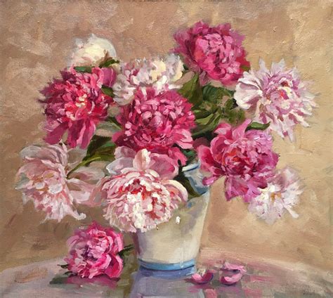 Peonies in a Vase, 1909-10 Artwork painting, Painting, …