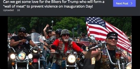 People Are Sharing Fake Pictures Of Bikers For Trump …