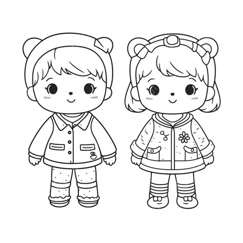 People Coloring Book Pages