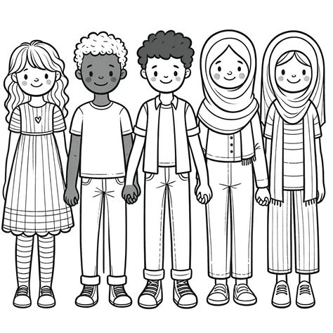 People For Coloring