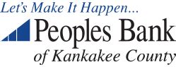 Peoples bank of kankakee. Please be advised that you are leaving the Peoples Bank of Kankakee County website. This link is provided as a courtesy. Peoples Bank does not endorse or control the content of third party websites. Email is not a secure method of data transfer. 