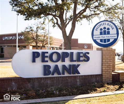 Peoples bank of lubbock. Bank Holding Company: PEOPLES BANCORP, INC. HeadQuarters Address: 5820 82nd Street, Lubbock, TX 79424 United States: Bank Type: 13 - STATE MEMBER BANK: FDIC CERT # 