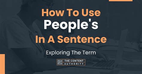 Peoples in a Sentence: A Comprehensive Guide