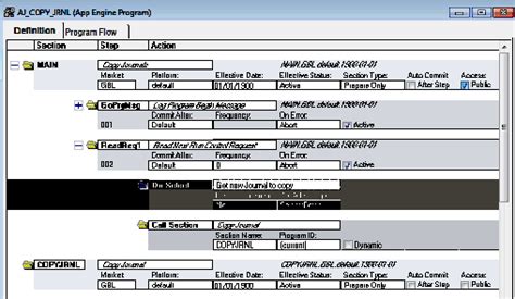 Peoplesoft Application Example Engine In Programs