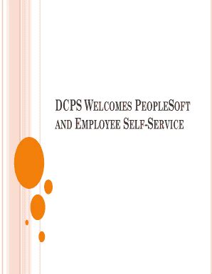 Peoplesoft dcps. DCPS PeopleSoft. It meets your entire hr management needs whether you operate at a national or global level. It has a secure global hr management platform that allows you to definitely meet specific requirements that may be unique to every country or region which you be employed in. Oracle PeopleSoft Enterprise applications also provide ... 